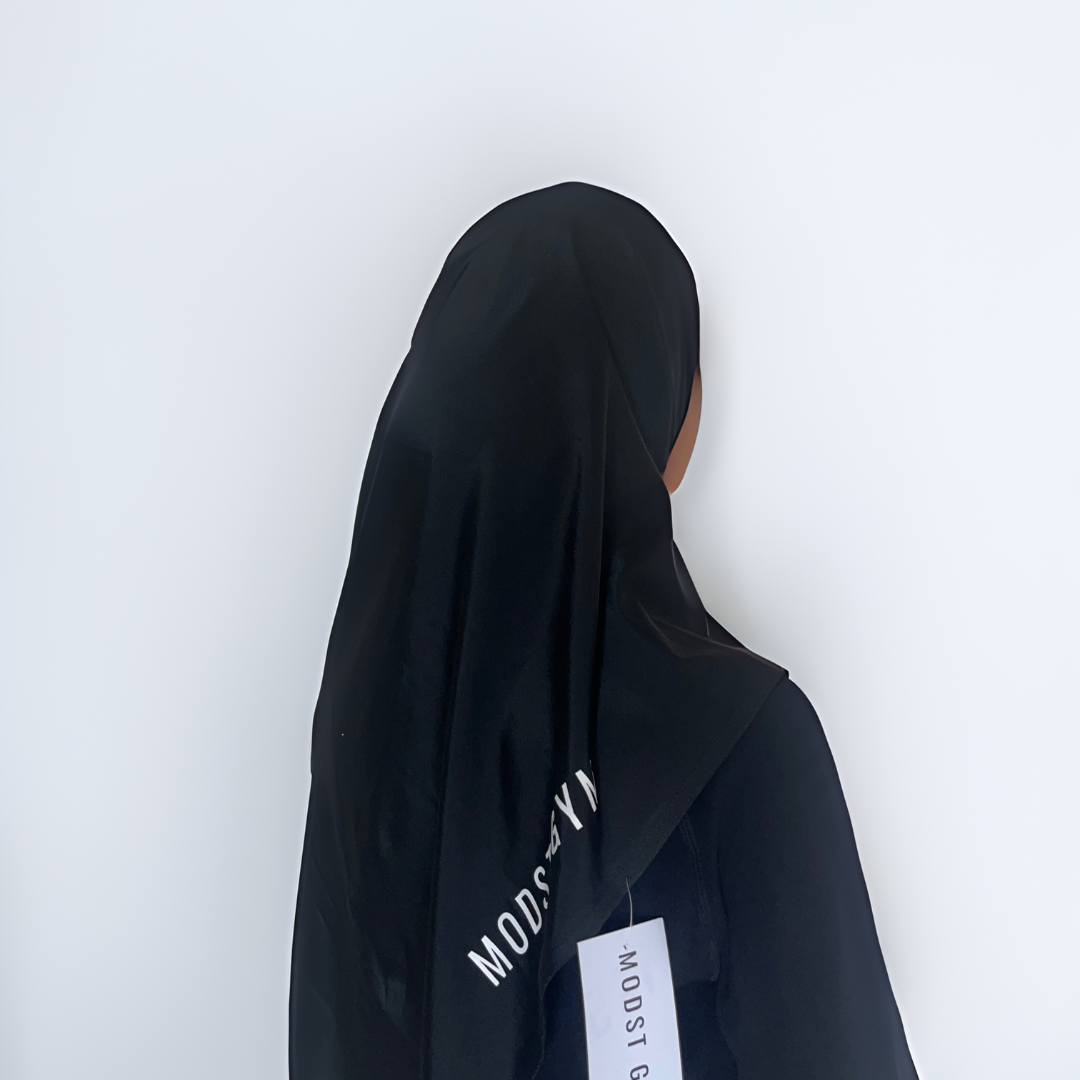 Black sports hijab