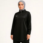 Modst black half zip
