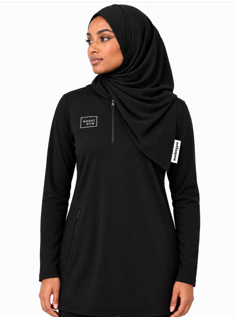 Black Sport Hijab