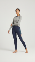 High-Rise Performance Leggings in Midnight Blue