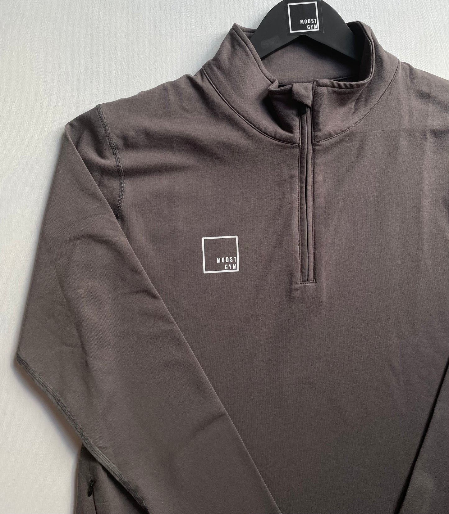 Modst grey half zip